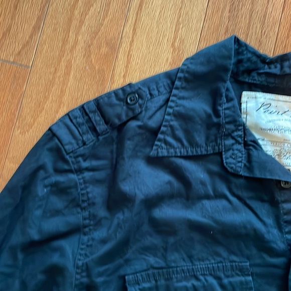 Navy button down shirt - Picture 3 of 6